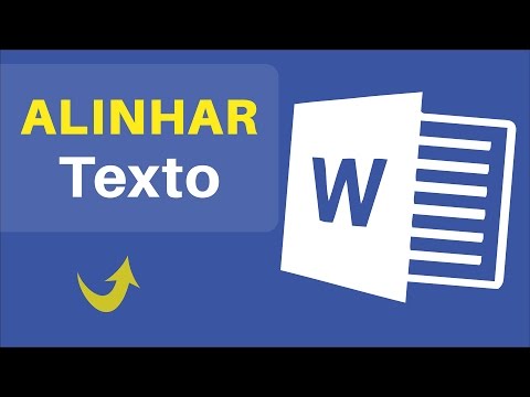 Vídeo: Como Alinhar Uma Folha No Word