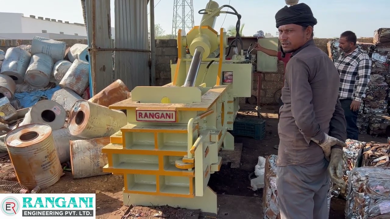 Jumbo Double Action Scrap Baling Press