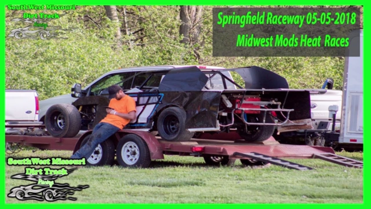 Midwest Modifieds Heat Races - Springfield Raceway 05-05-2018