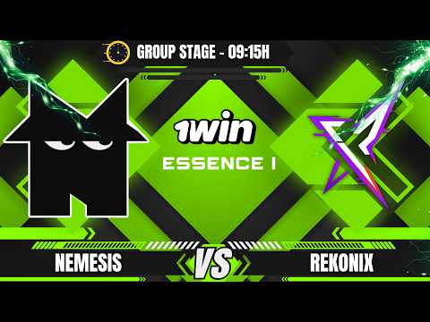 [PT-BR] NEMESIS X REKONIX - GROUP STAGE - 1WIN ESSENCE - @LEON