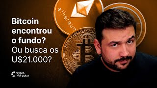BITCOIN ENCONTROU SEU FUNDO? OU BUSCA OS U$21.000? ANALISE DO FED NASDAQ E SP500