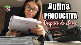 ✩ RUTINA PRODUCTIVA después de CLASES ✩