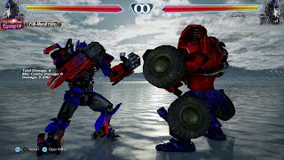 Tekken 7: Arcade Mode as Fake Optimus and Real Optimus Prime