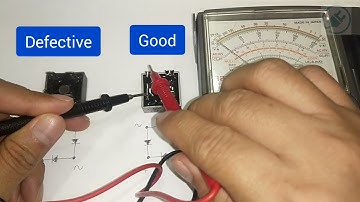Paano mag test ng bridge rectifier diode