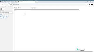 Project2: wiki
