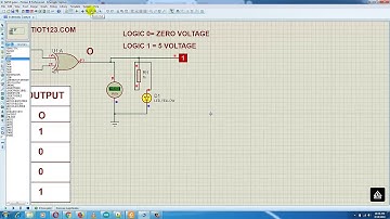 XNOR GATE PROTEUS SIMULATION