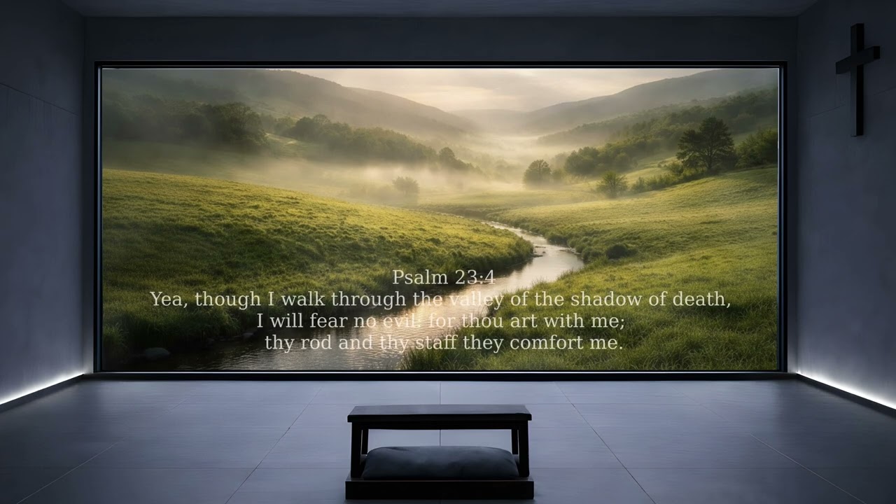 Psalm 23  | The Lord Is My Shepherd | Peaceful Scripture for Rest, Prayer & Trust