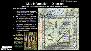 US Military Basic Land Navigation (Part 1.2) - Topographical Maps and Land/Map Association