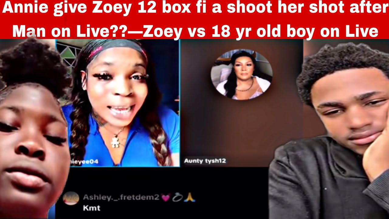 Annie disappointed in Zoey—Zoey Flirts with boy on Live, Annie give her 12 Böx? Zoey a look mn pon l