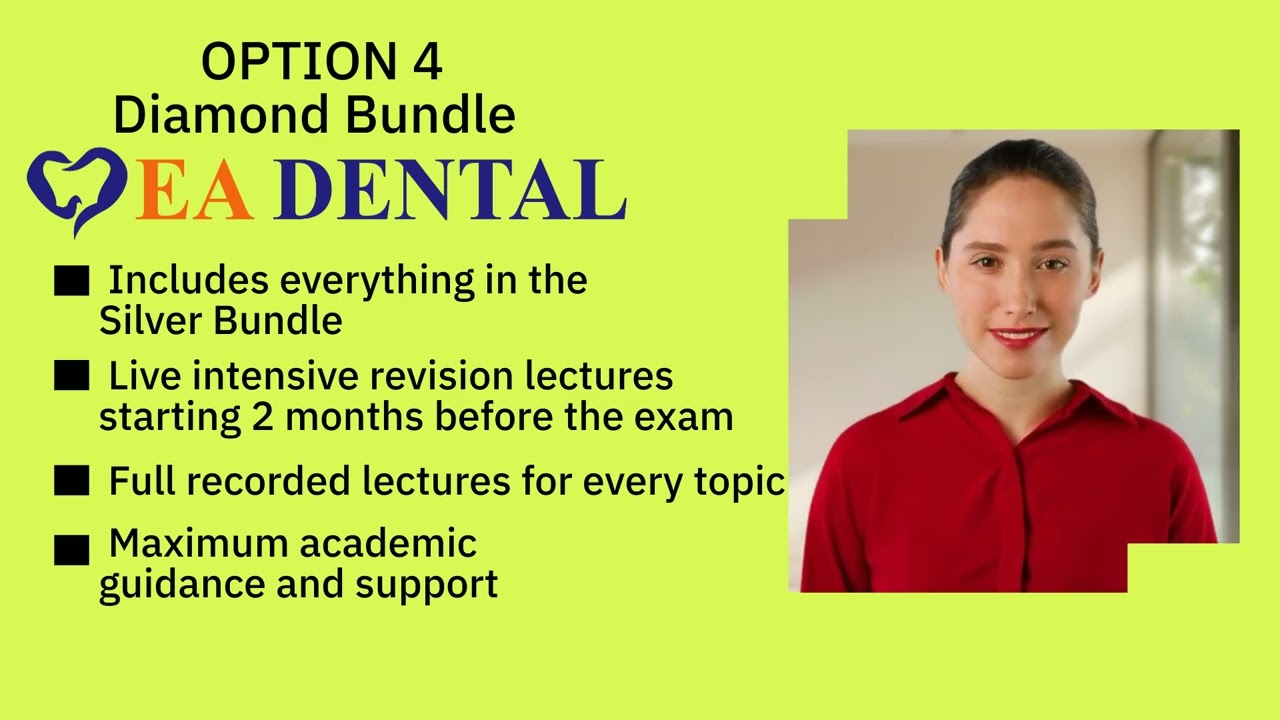 ORE 1 COURSES Offers from EA Dental