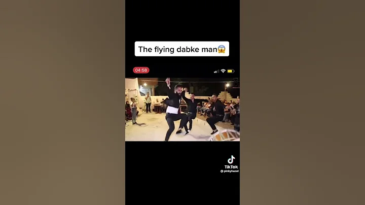 The flying Dabke man