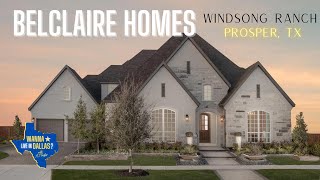 WINDSONG RANCH BELCLAIRE MODEL HOME TOUR | PROSPER TEXAS | NORTH DALLAS SUBURB LUXURY HOME TOUR