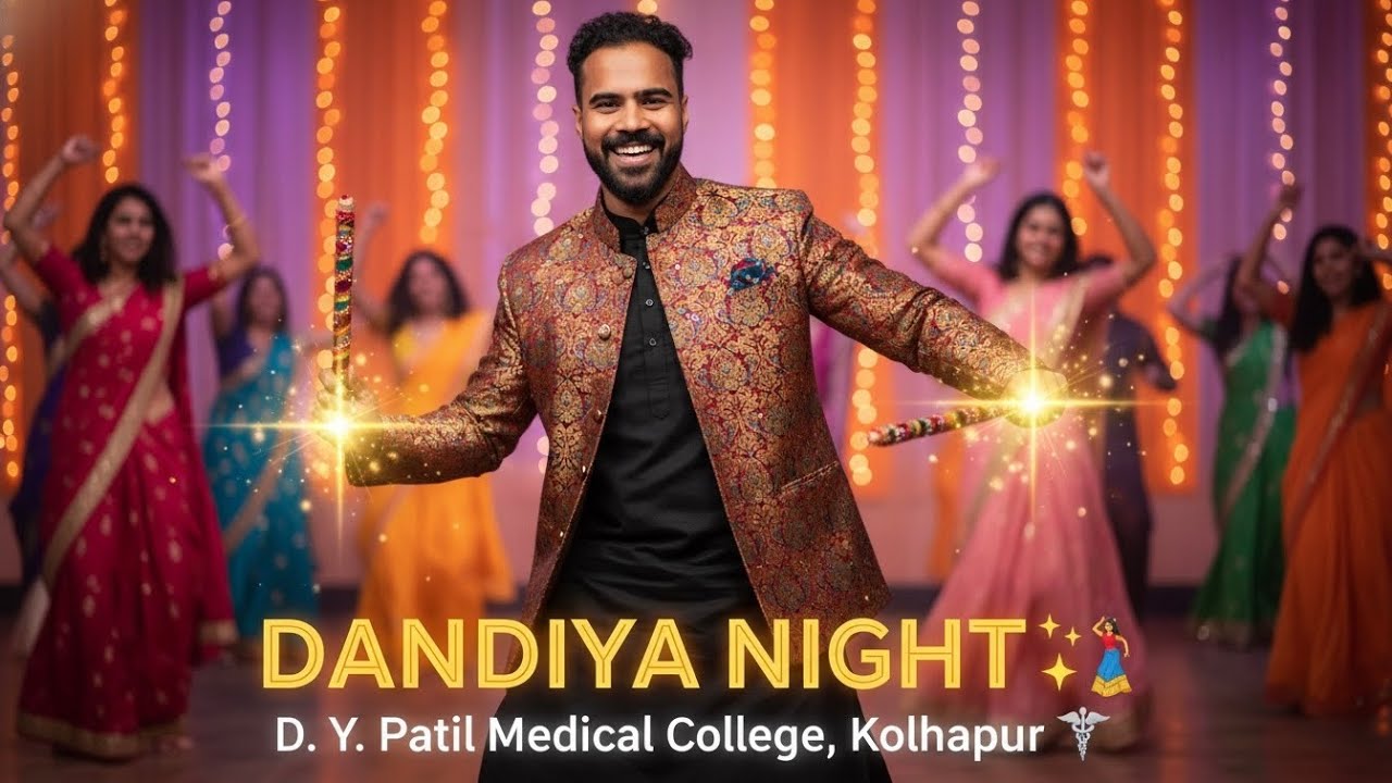 Dandiya Night in Medical College || D. Y. Patil Medical College, Kolhapur || 