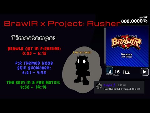 3 Collab Songs and New Noob Skin - BrawlR x Project: Rusher Showcase ...
