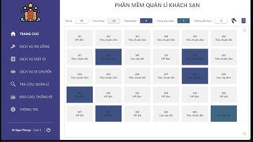 Review source code || WPF Quản lý khách sạn làm báo cáo môn học || sử dụng (.Net và sql sever)