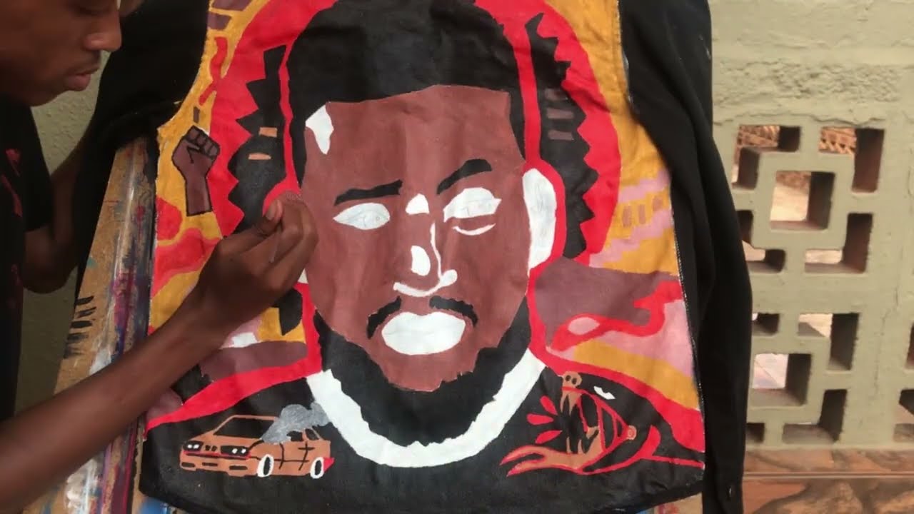 AKA Custom Jacket Painting "Mass Country" 🕊