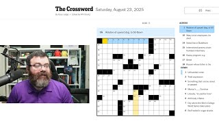 Learning Crossword Week 65 NYT Crossword Saturday Aug 23rd 2025