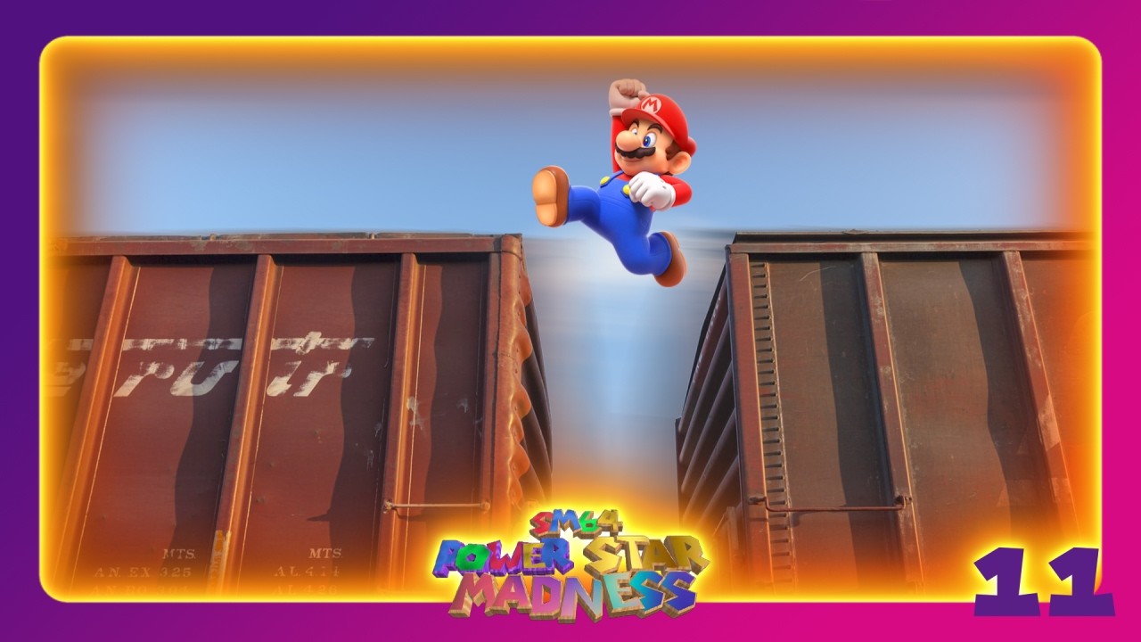 MARIO ET LE TRAIN DE LA HYPE (SM64 Power Star Madness ✫11)