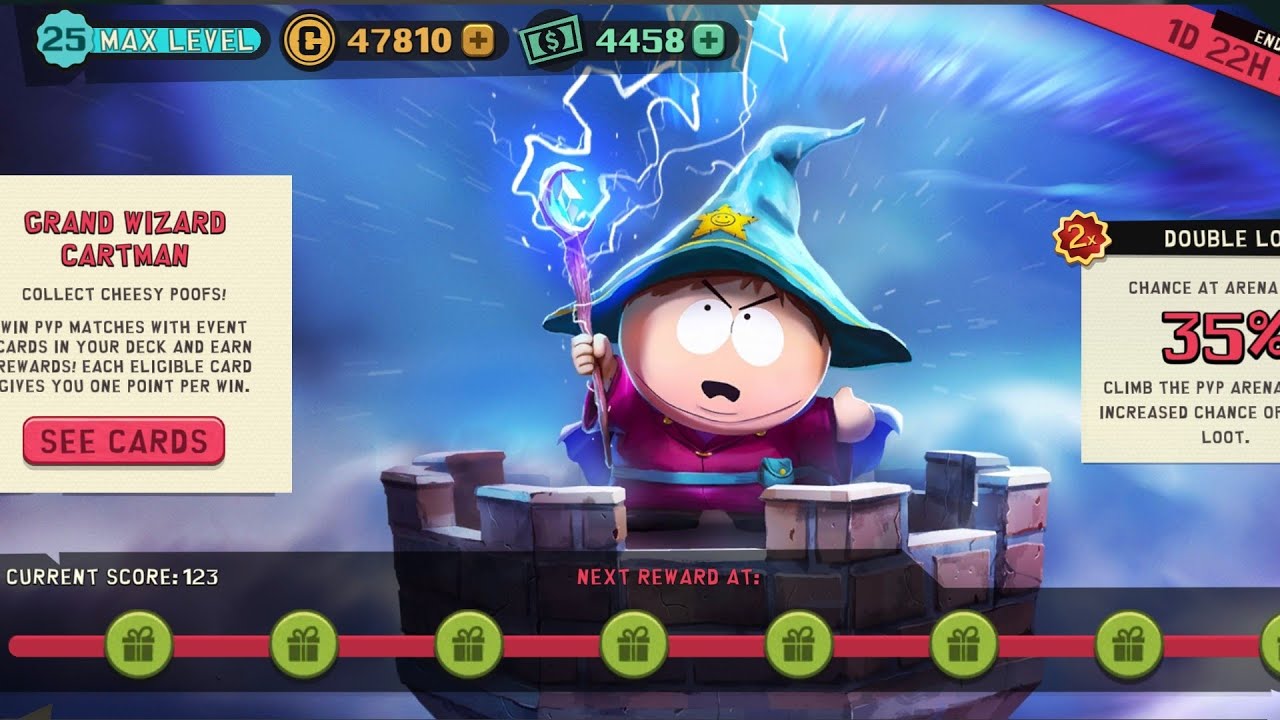 Grand Wizard Cartman Event Pack opening. South Park Phone Destroyer ...