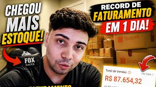 Chegou Mais Estoque… e Bati Meu MAIOR Faturamento em 1 Dia 🤯💰