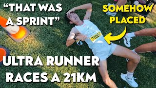 What happens when an ULTRAMARATHONER Races a Half Marathon