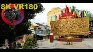 VIETNAM WAR MEMORIAL Bia tưởng niệm in former Saigon 8K 4K VR180 3D (Travel Videos ASMR Music)