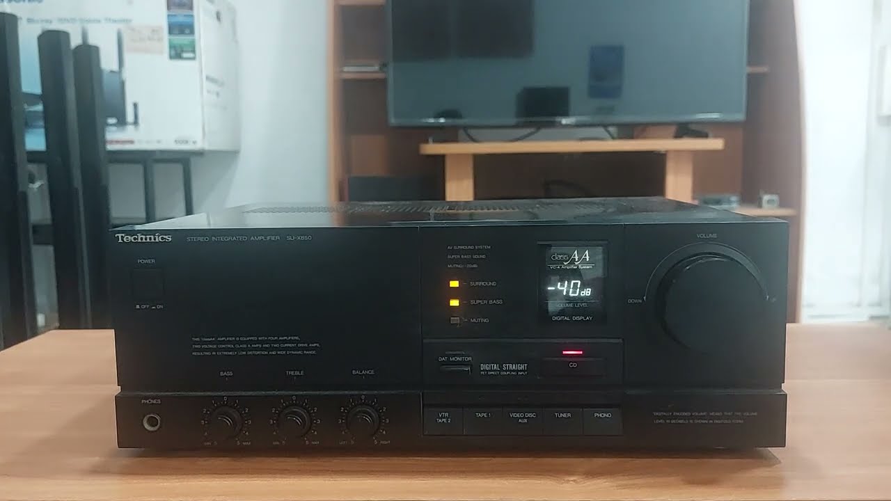 Sold Out - Technics SU X850 Stereo Amplifier..Japan - YouTube