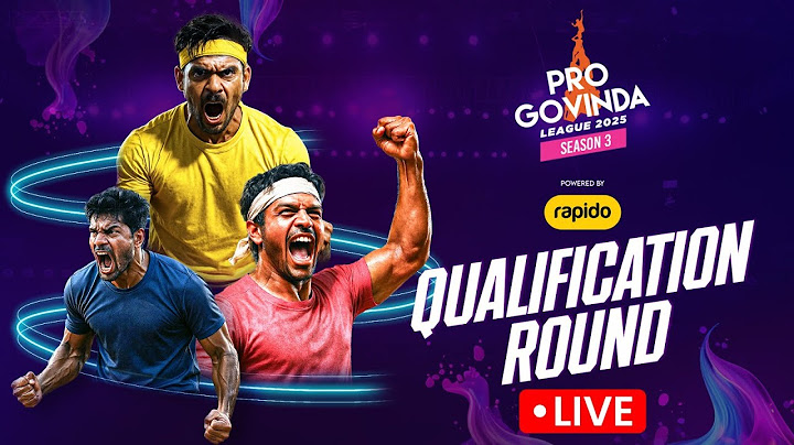 PRO GOVINDA LEAGUE SEASON 3, POWERED BY RAPIDO - QUALIFICATION ROUND I DAY 2