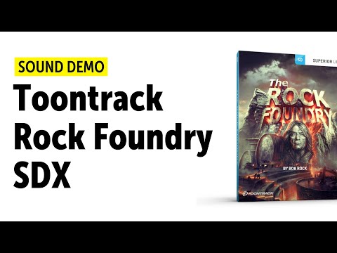 Toontrack Rock Foundry SDX Sound Demo (no Talking)