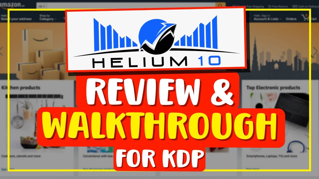 Helium 10 Review and Walkthrough for KDP Low Content Book Publishing ...