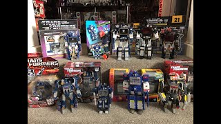 Transformers generations soundwave & soundblaster collection. G1 complete masterpiece wfc, foc siege