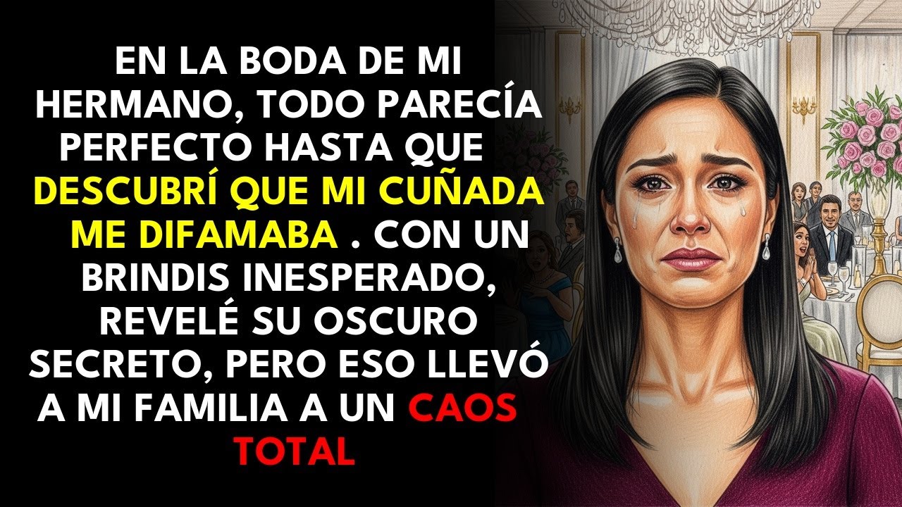Durante la boda de mi hermano, mi cuñada me difama, pero en un brindis revelo su oscuro secreto...