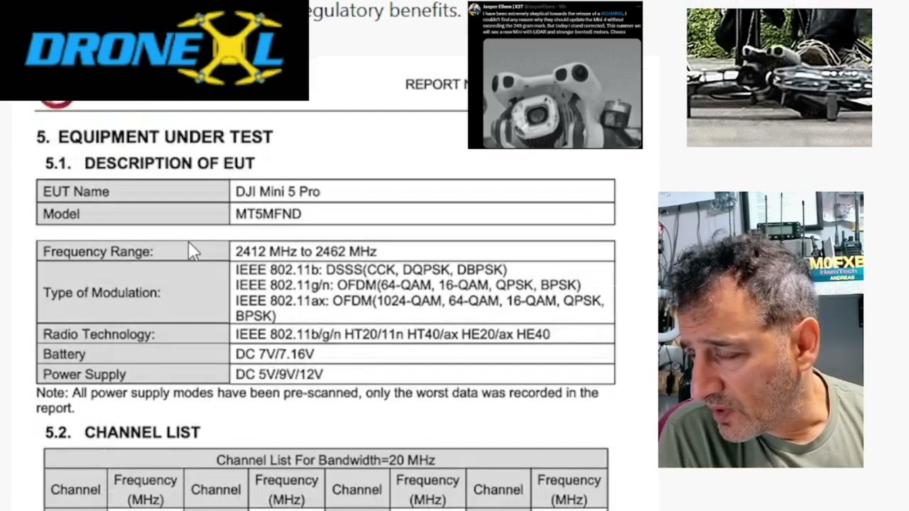 FCC Filings  - MDji Mini 5 Pro , August 2025