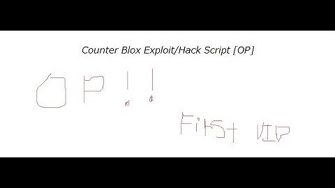 Roblox Counter Blox Exploit/Hack Script ESP,AIMBOT [OP]