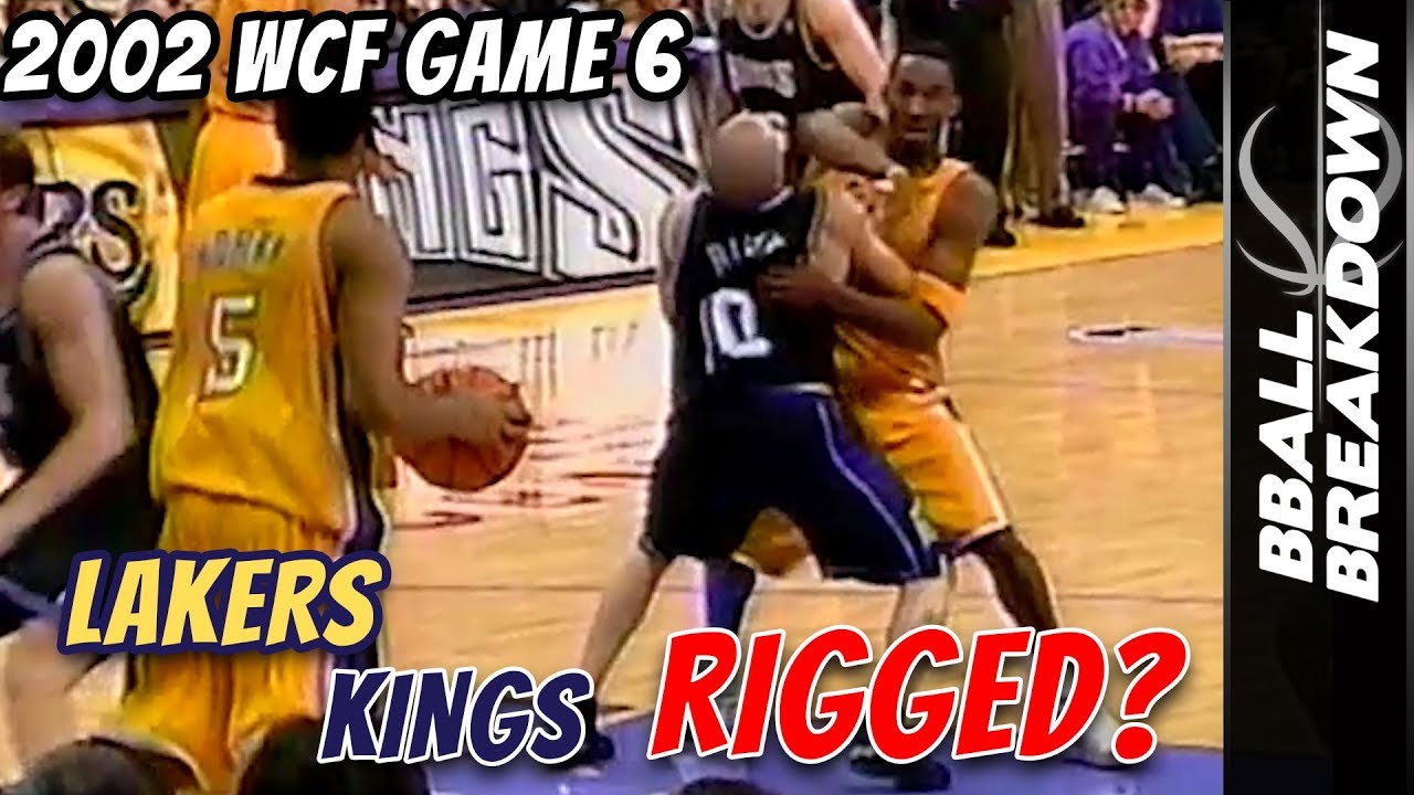 Why did 2002 NBA Western Conference Finals between LA Lakers and