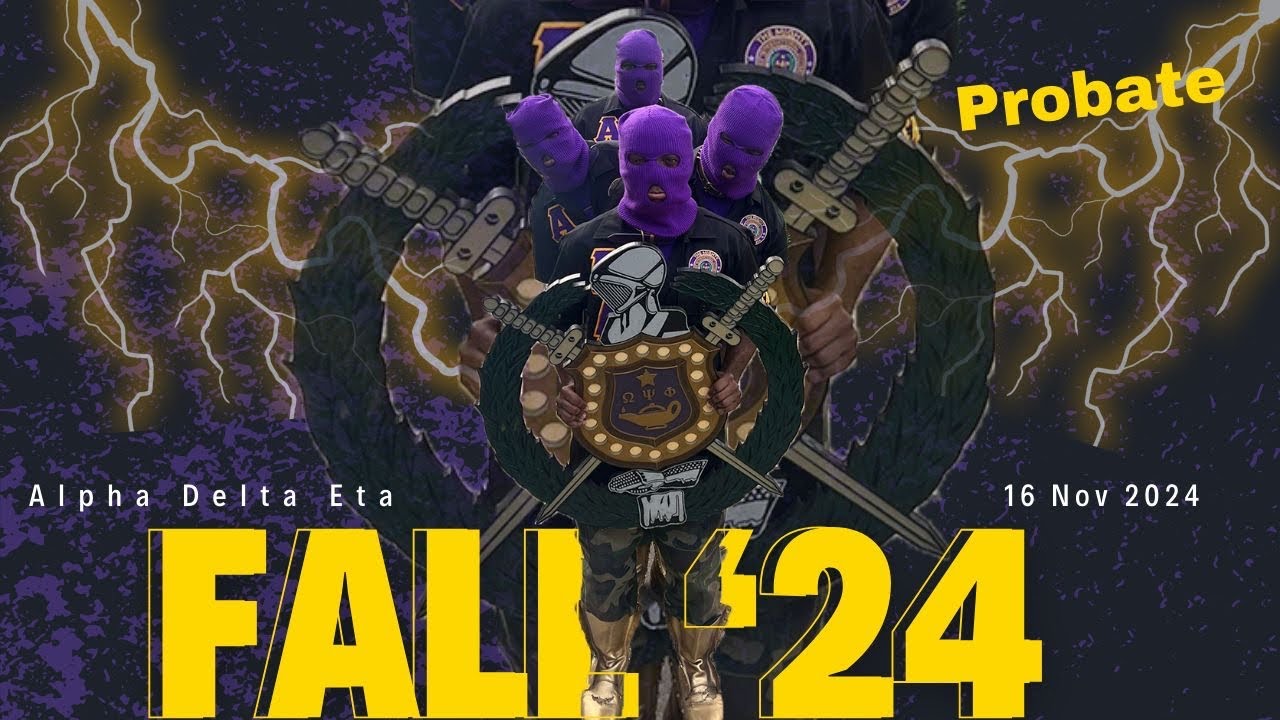 The MIGHTY ADH Chapter Fall '24 Probate-Omega Psi Phi