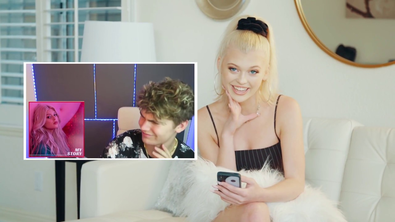 REACTING TO MY STORY REACTIONS | Loren Gray vlogs in spanish