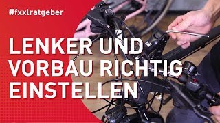 Fahrradlenker richtig einstellen für eine angenehme Sitzposition