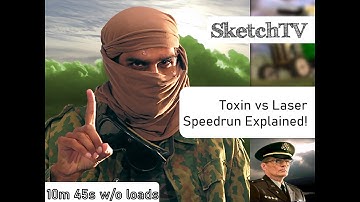 Toxin VS Laser Speedrun Explained! (Hard) C&C Zero Hour