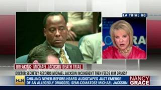 Secret audio of Jackson plays in court