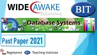 SEM2 DBMS 2021 Past Paper