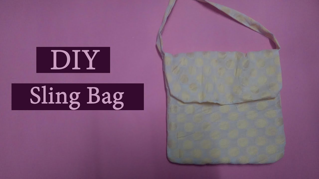 DIY Sling bag or How to sew a sling bag YouTube