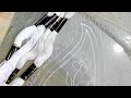 chicken kari hand embroidery tutorial 🪡🧵 embroidery on dupatta