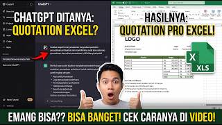 HOW TO CREATE A PRICE QUOTATION FORMAT IN EXCEL USING CHATGPT HOW TO CREATE A PRICE QUOTATION FORMAT IN EXCEL USING CHATGPT
