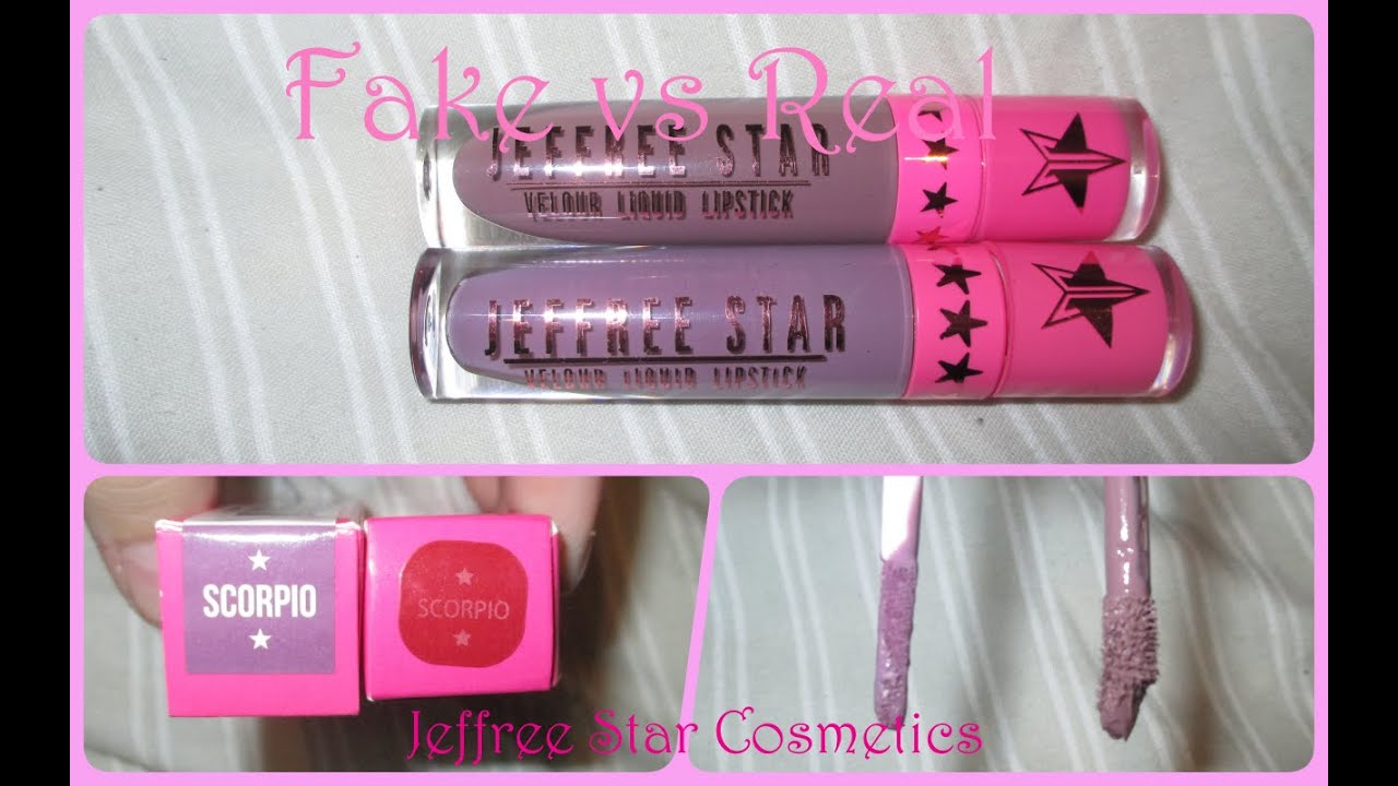 Fake vs Real Jeffree Star Cosmetics - Comparison