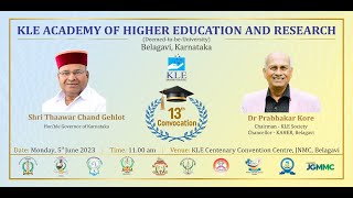 KAHER 13TH CONVOCATION 2023