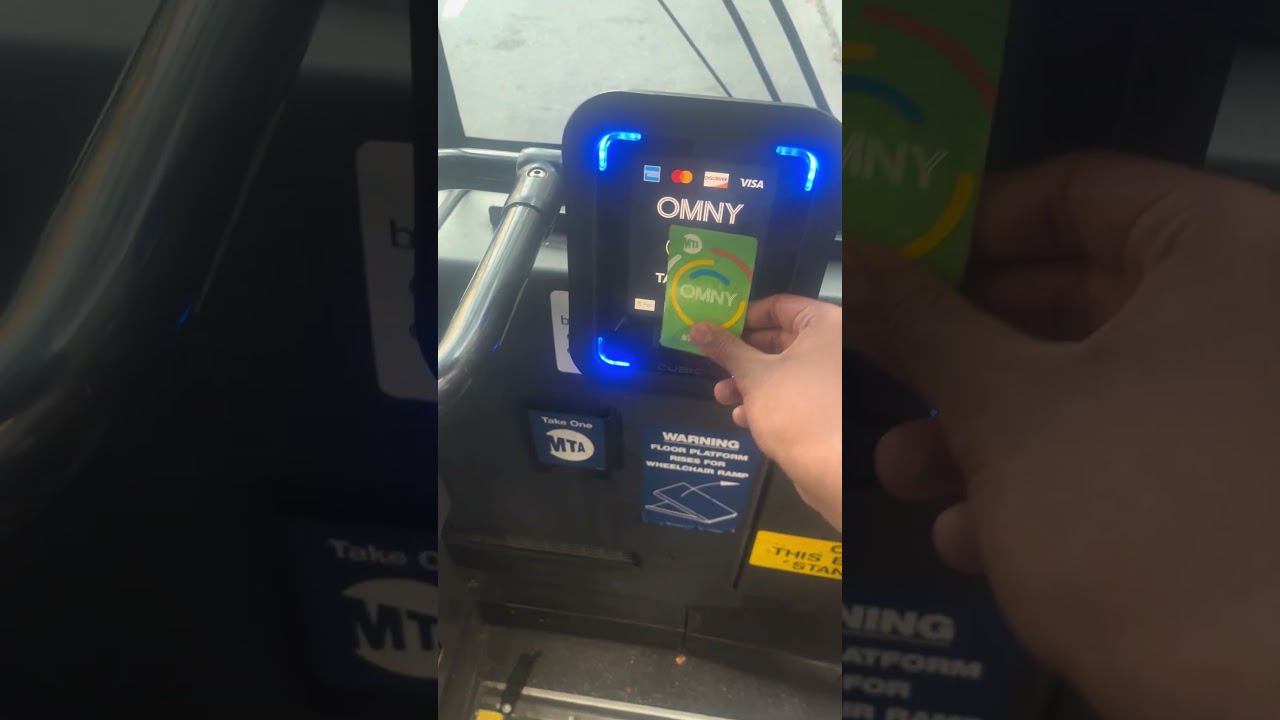 Tapping Student OMNY Card On XN40 