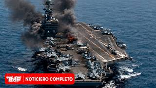 Colapsa el USS Lincoln Noticiero Completo 16 de Agosto