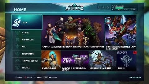 How to create loadouts in Paladins