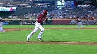 MIA@ARI: Ahmed ties game in 8th with RBI single